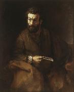 Rembrandt Peale Saint Bartholomew oil